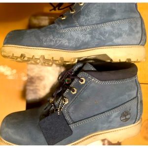 Timberland Women Blue Boots size 10 in Excellent shape